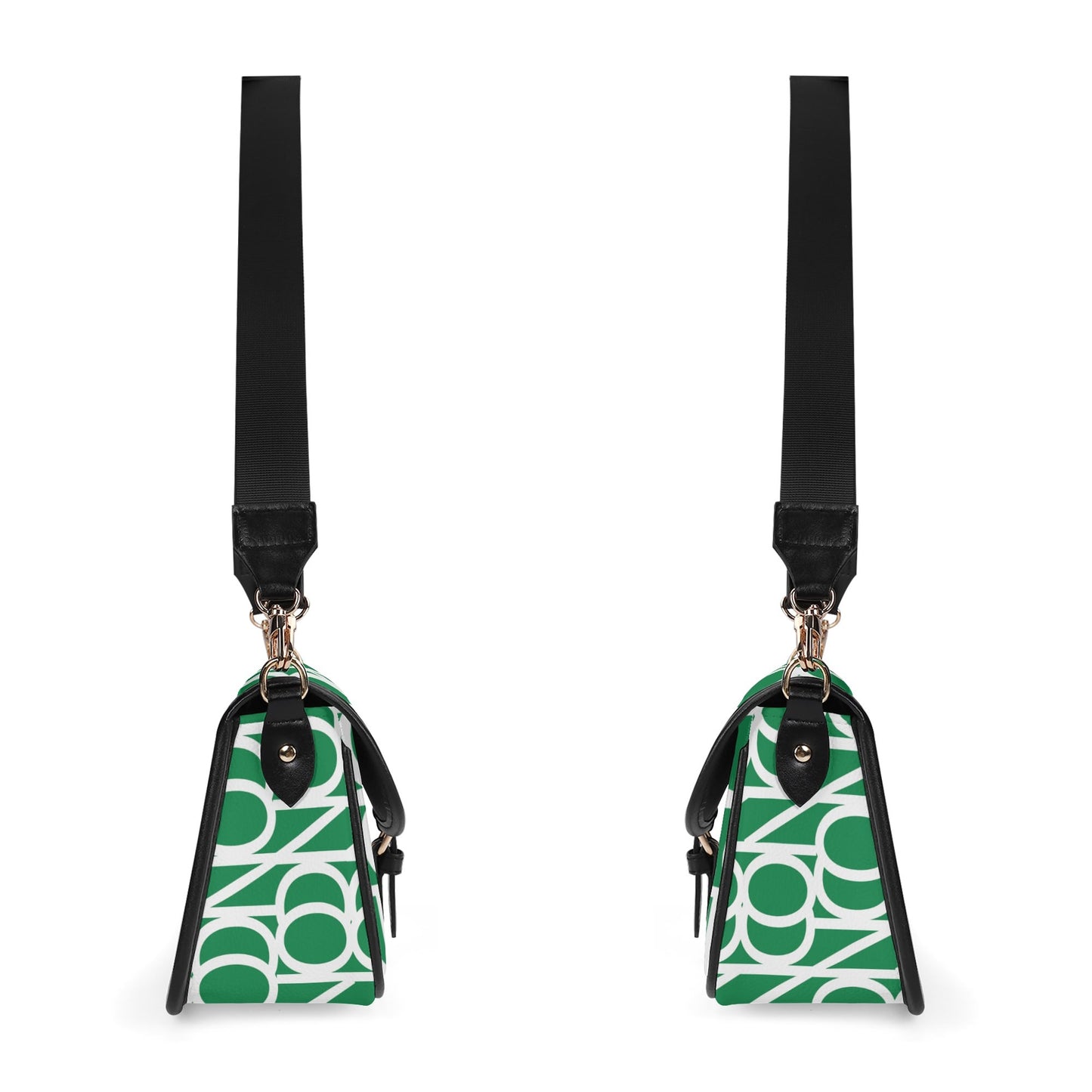 Icon in Green Crossbody Bag Square bag