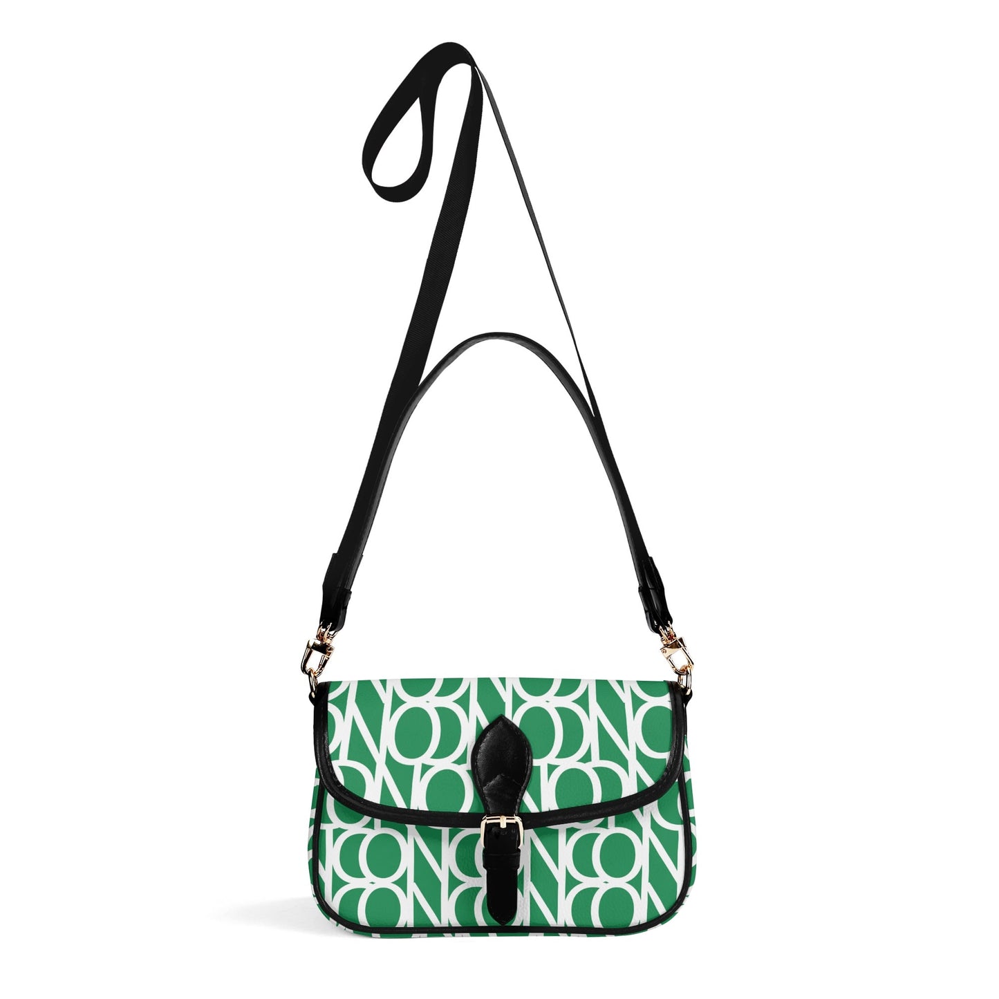 Icon in Green Crossbody Bag Square bag