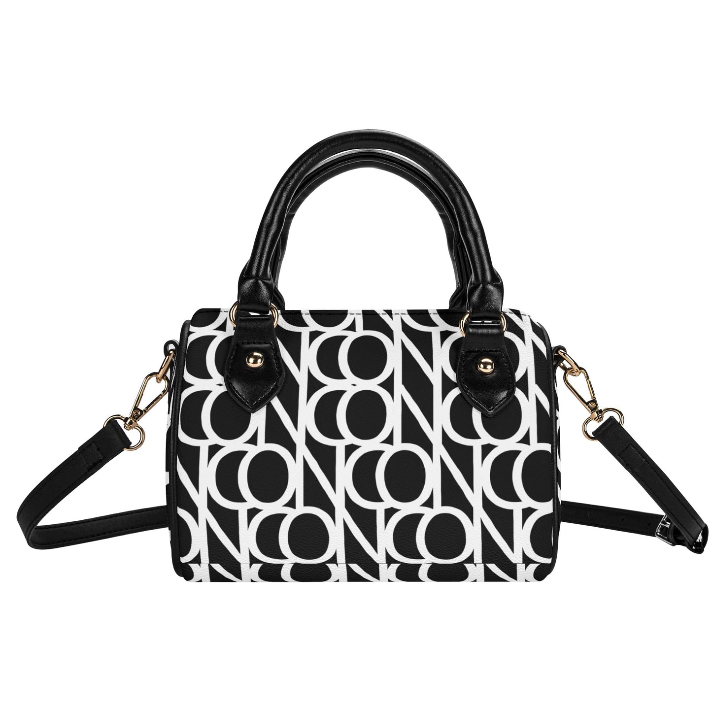 ICON Black Boston Shoulder Bag