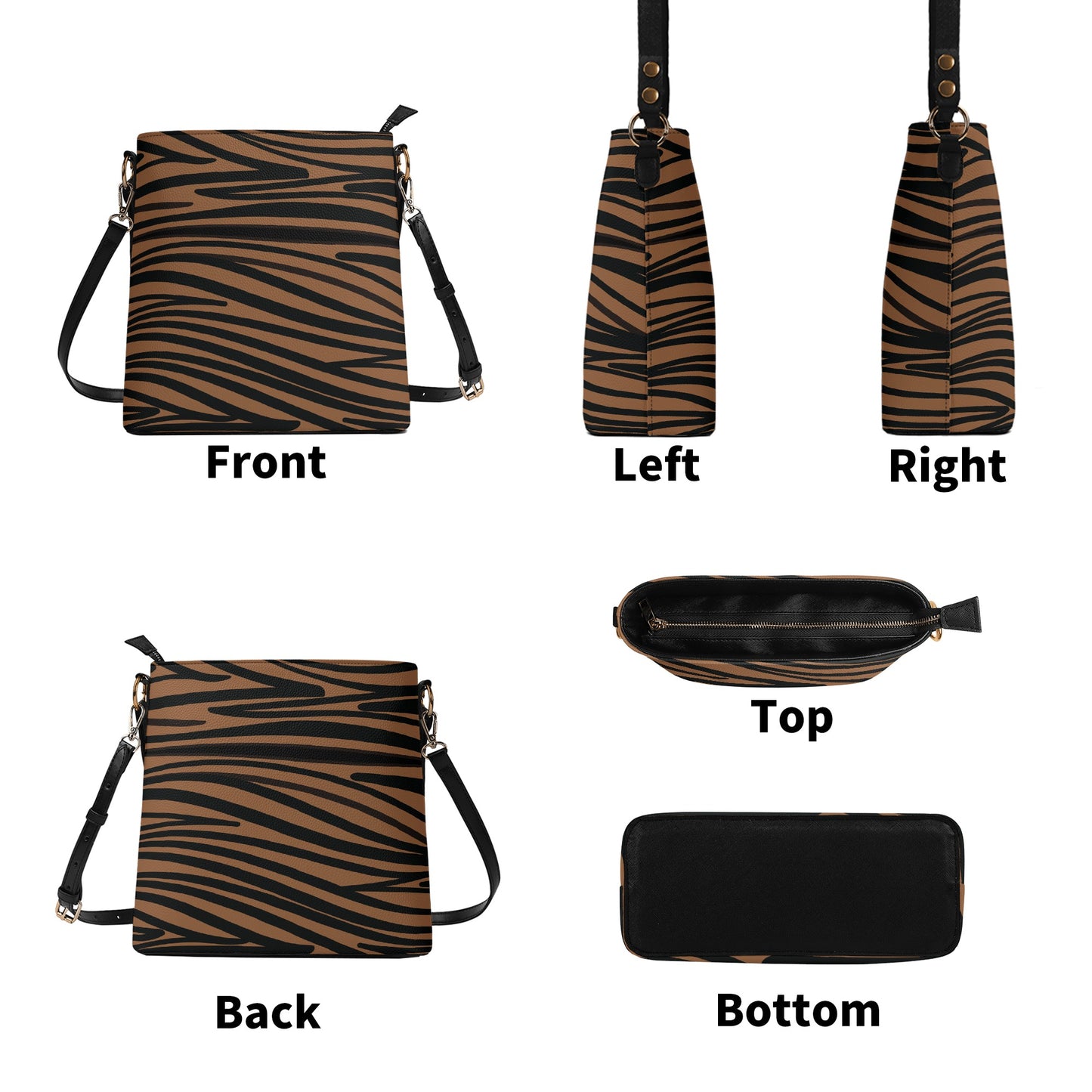 Animal Print Bucket Bag