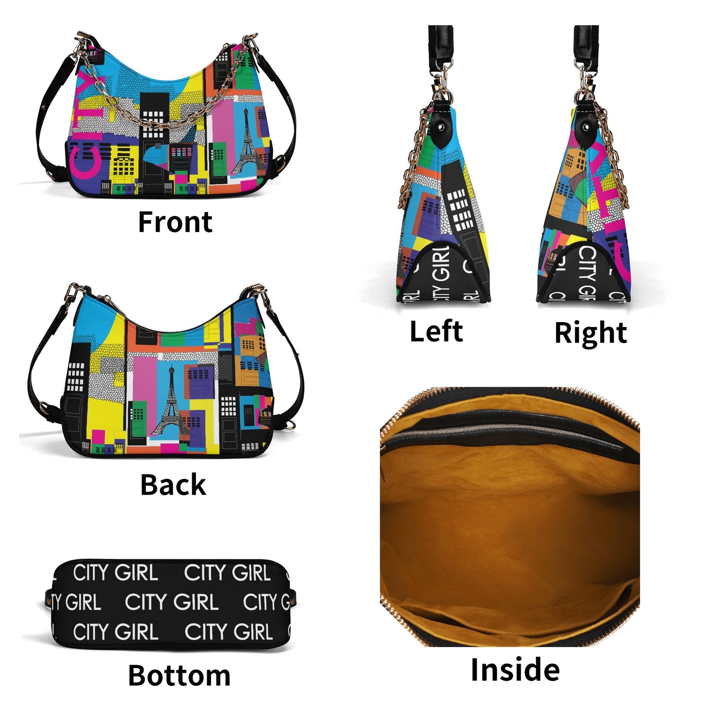 City Girl Crossbody Shoulder Bag