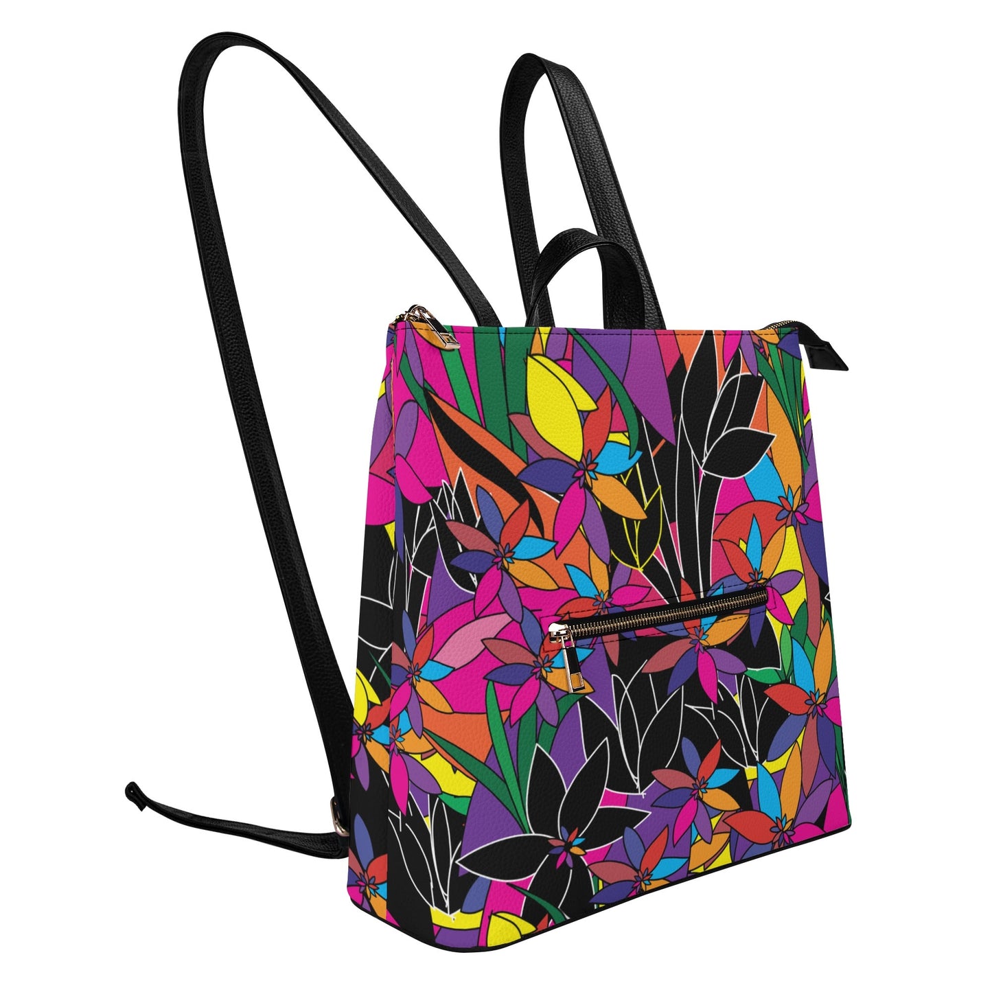 La Fleur Backpack with Top Handle