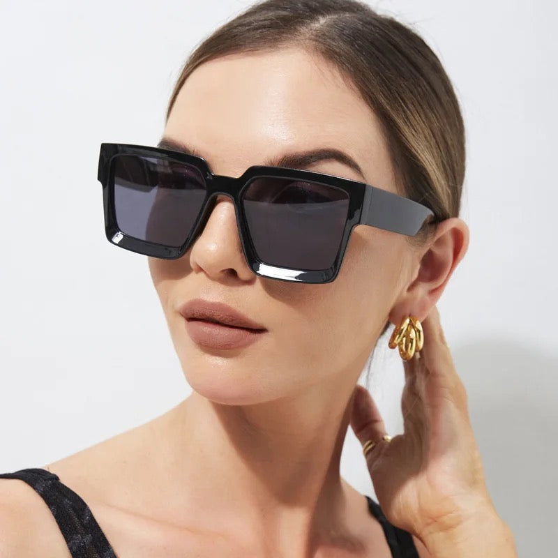 Oh So Sleek Black AMMA JO Shades