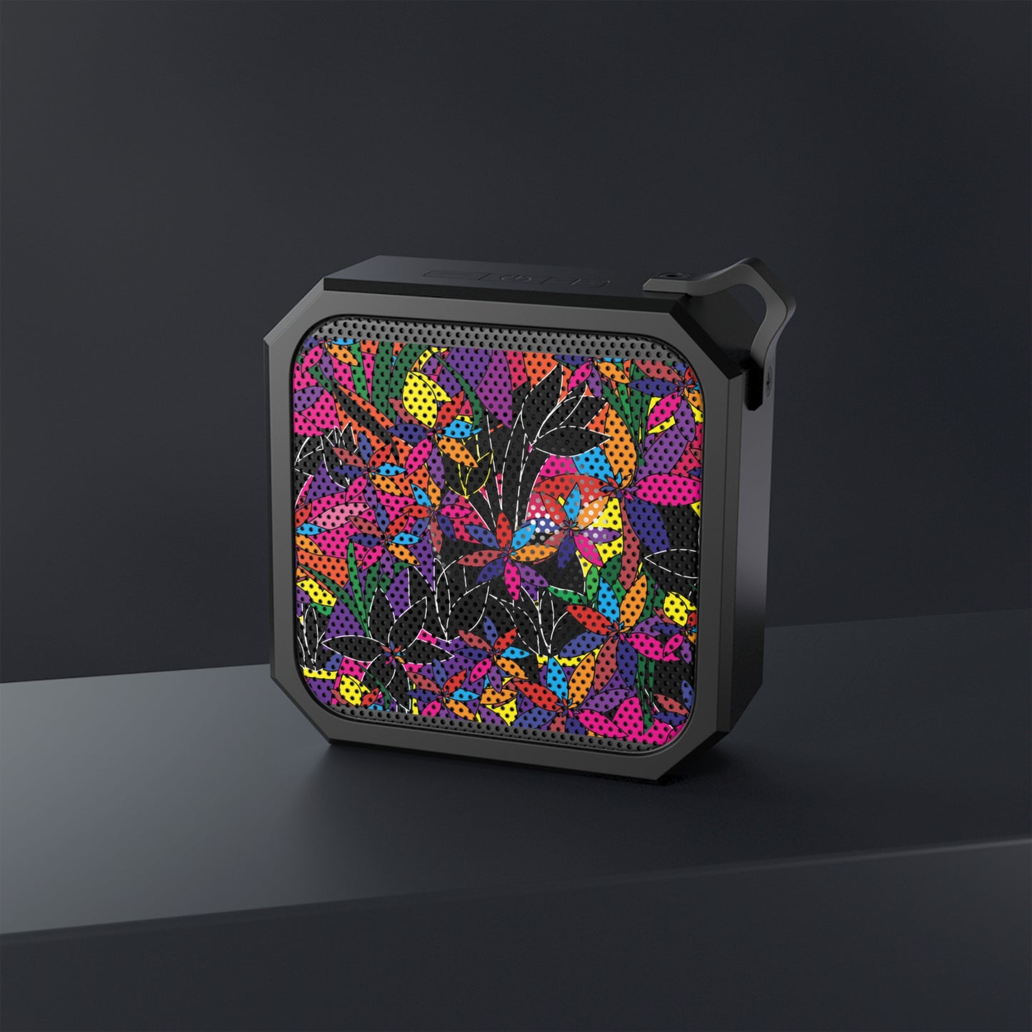 AMMA JO La Fleur Colorful Floral Outdoor Bluetooth Speaker | Waterproof & Durable for Adventurers