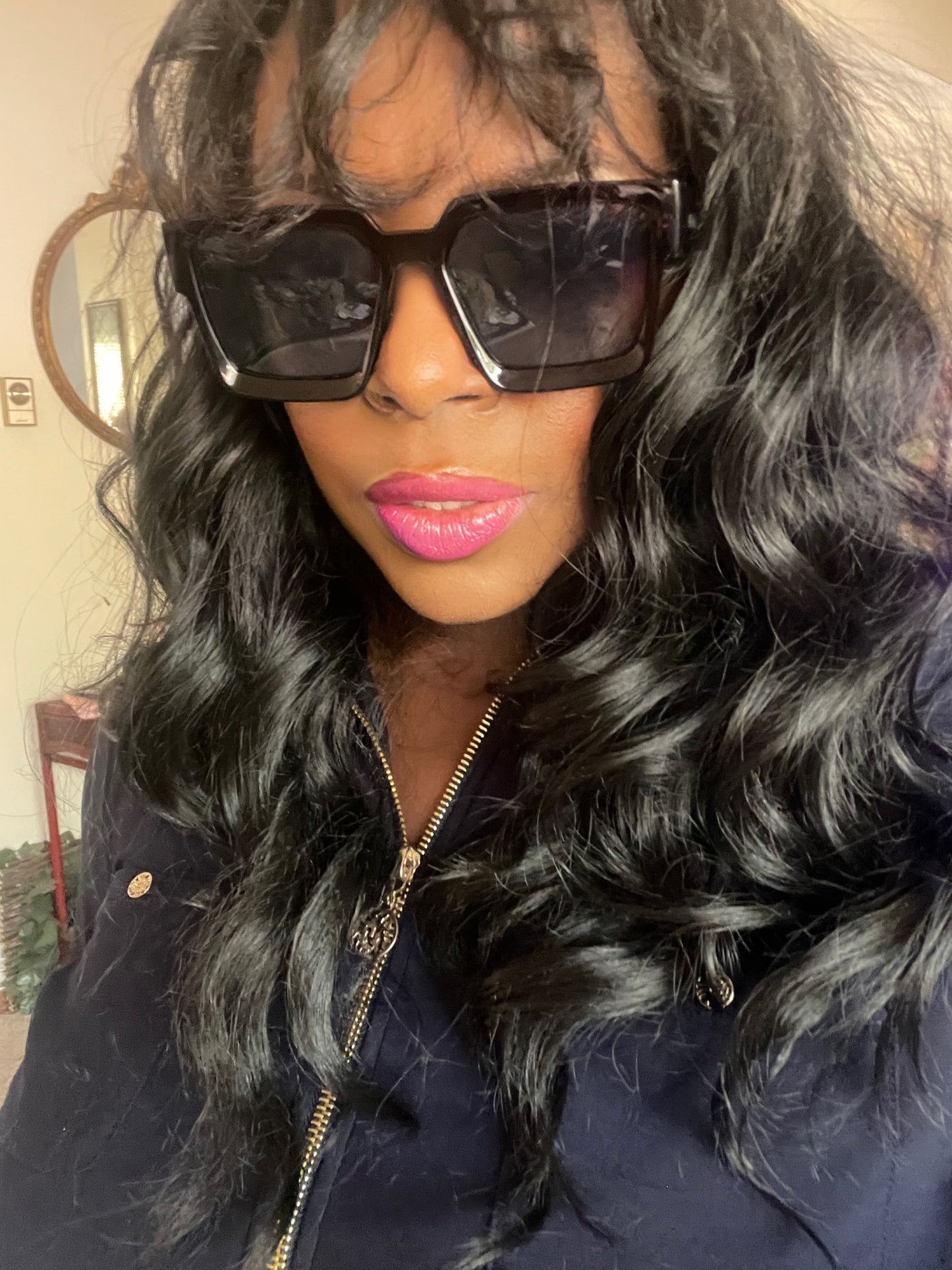Oh So Sleek Black AMMA JO Shades