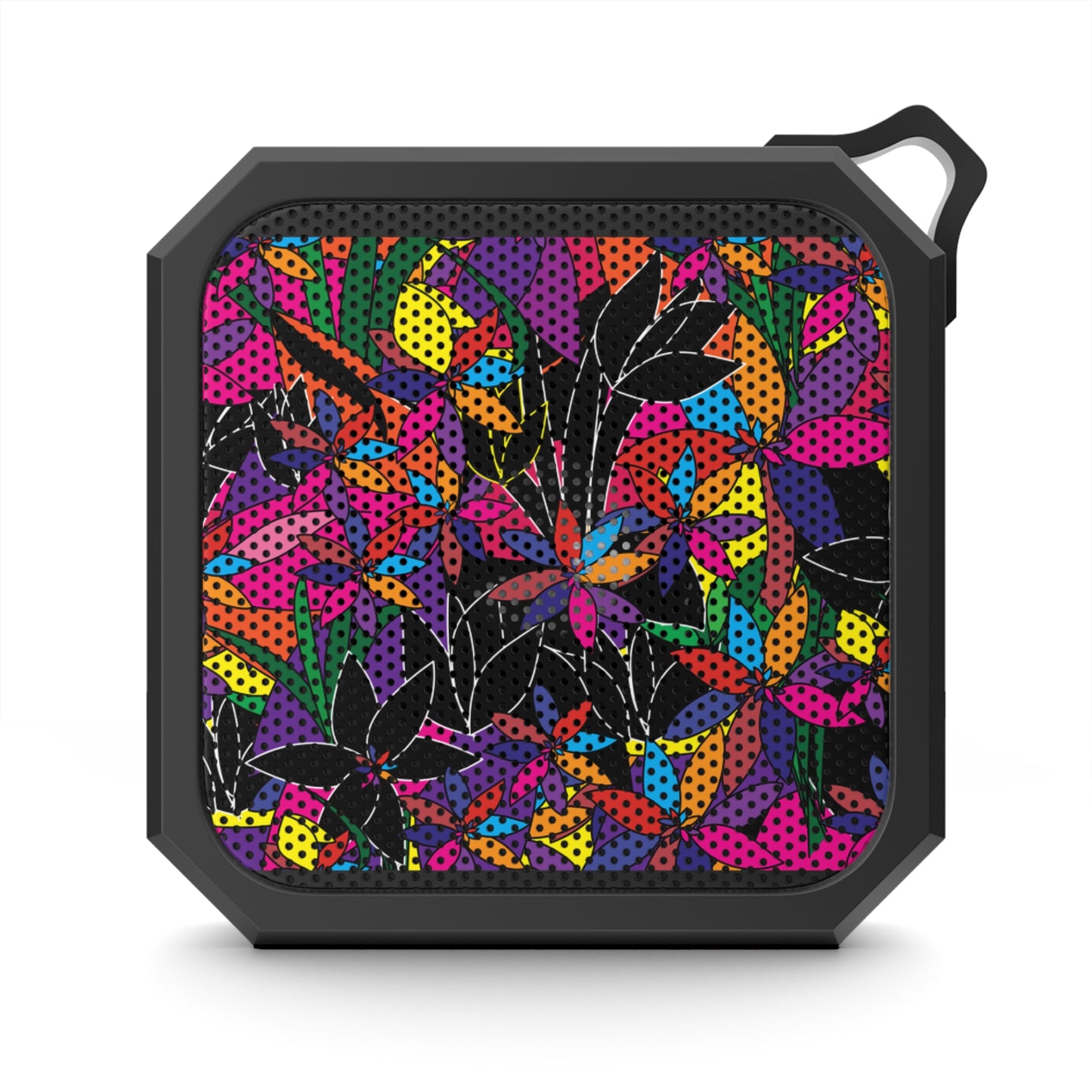 AMMA JO La Fleur Colorful Floral Outdoor Bluetooth Speaker | Waterproof & Durable for Adventurers