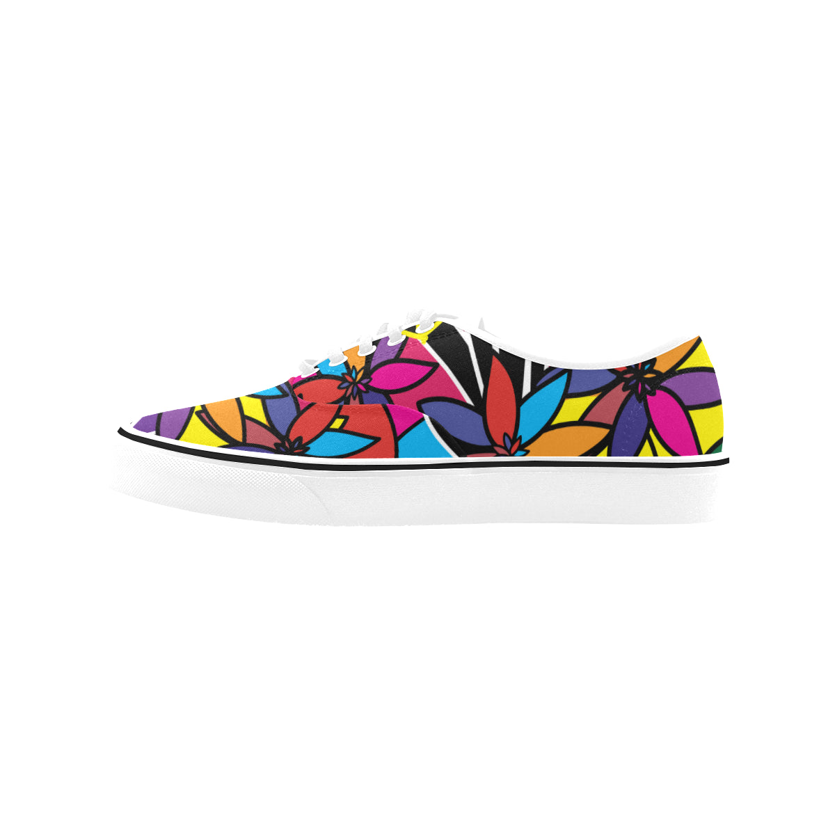Custom Order - AMMA JO La Fleur Canvas Lace Up Shoe