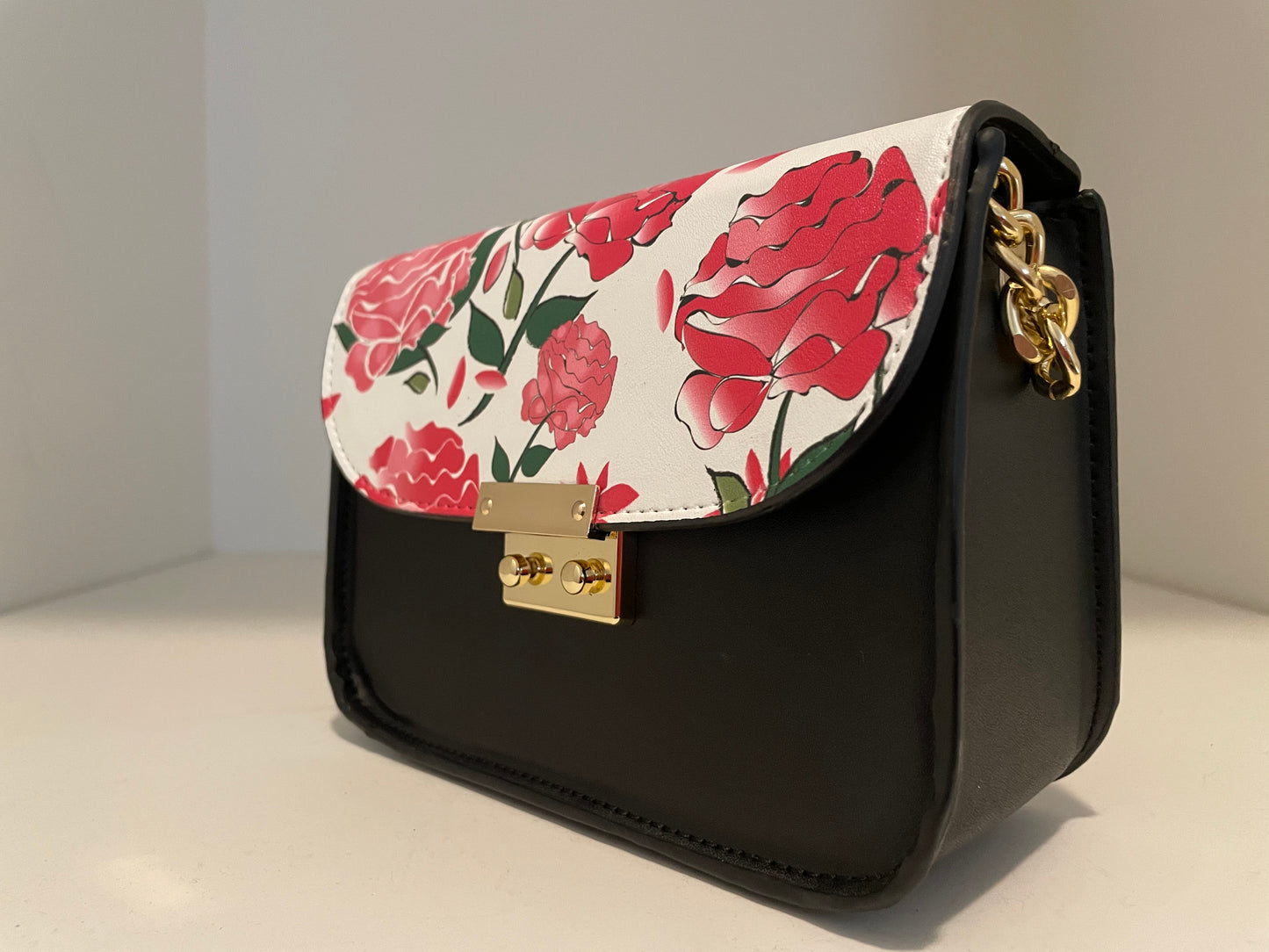 Custom Order- AMMA JO Nina Crossbody Bag - Peony Blanc
