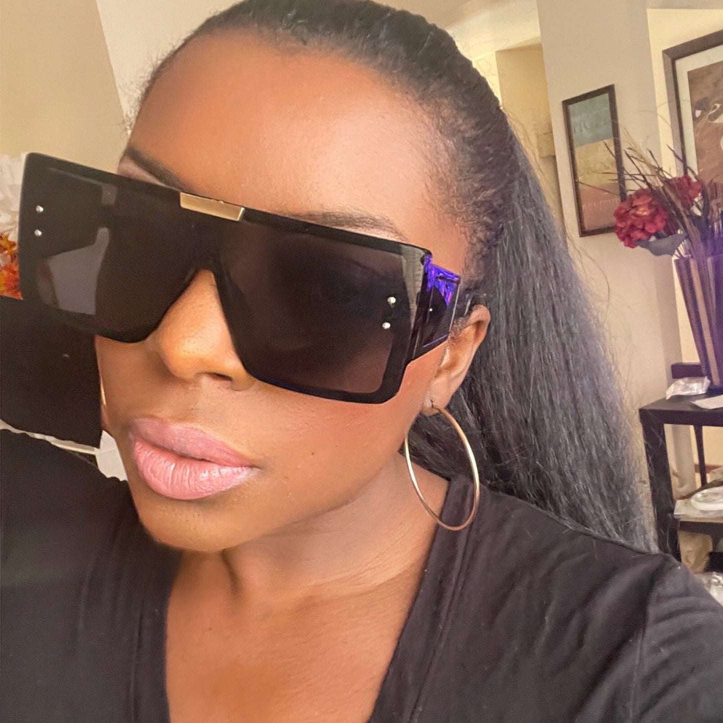 Rodeo Drive Noire AMMA JO Sunglasses
