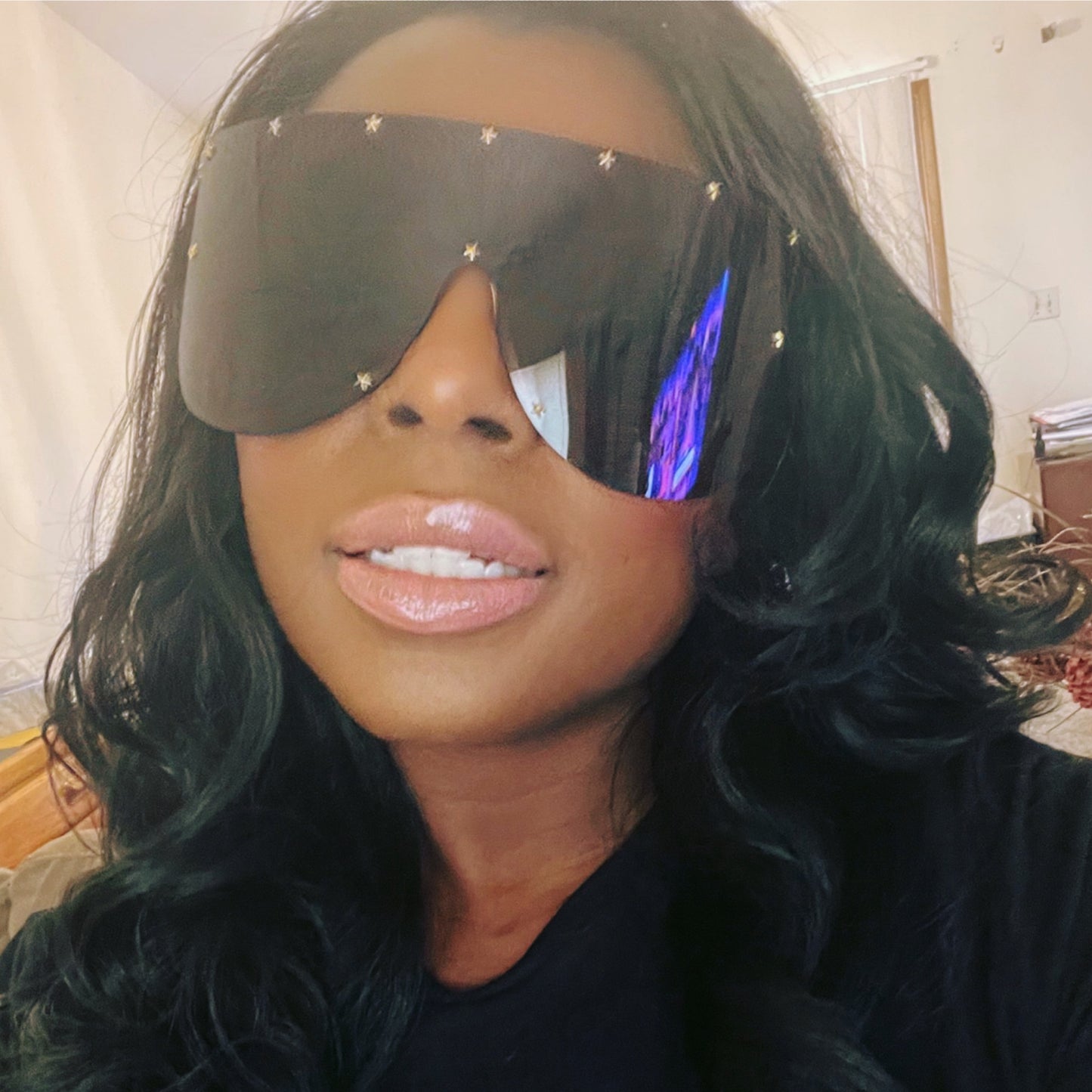 #BOSSMODE Black AMMA JO Sunglasses