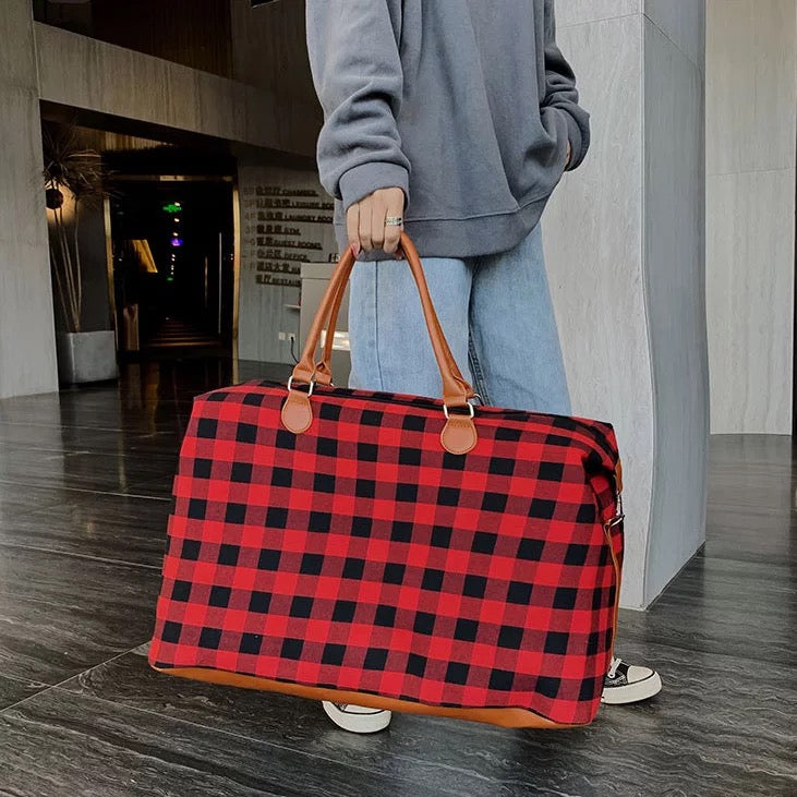 Tartan Plaid Weekender Duffle