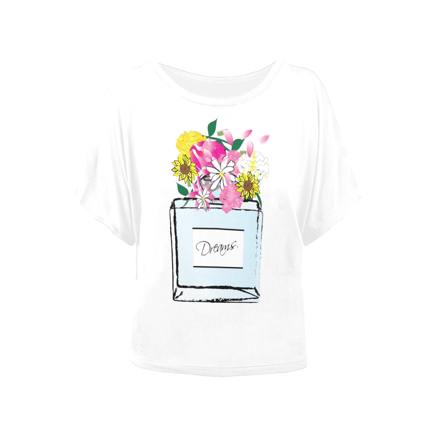 Fashion and Dreams Dolman Top Women's Batwing-Sleeved Blouse T shirt