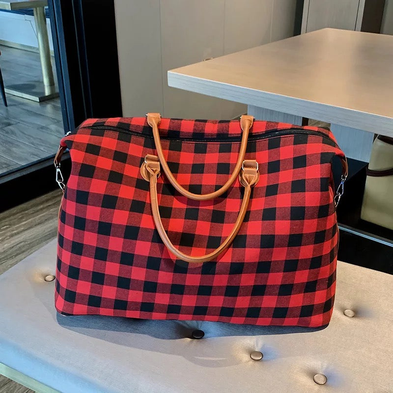 Tartan Plaid Weekender Duffle