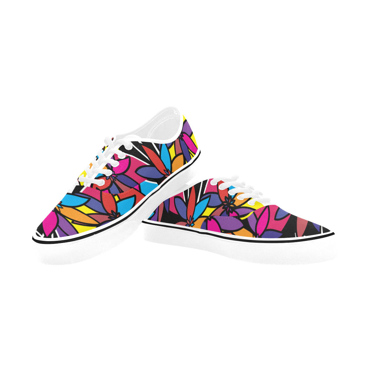 Custom Order - AMMA JO La Fleur Canvas Lace Up Shoe