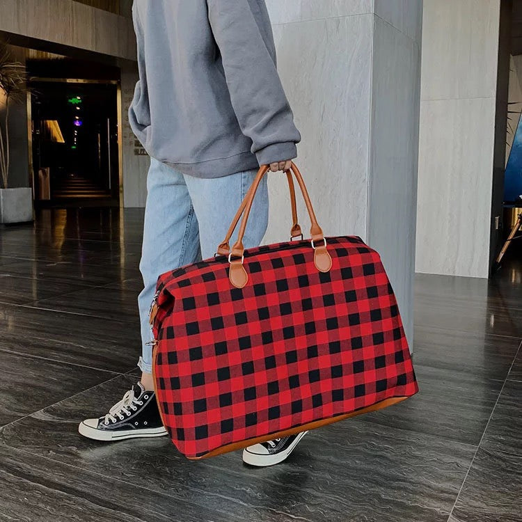 Tartan Plaid Weekender Duffle