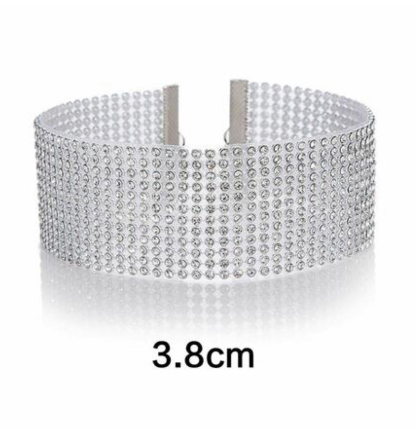 Faux Crystal Bling Rhinestone Choker