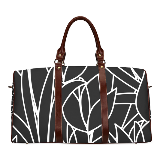 Custom Order - AMMA JO Duffel -La Fleur Noire