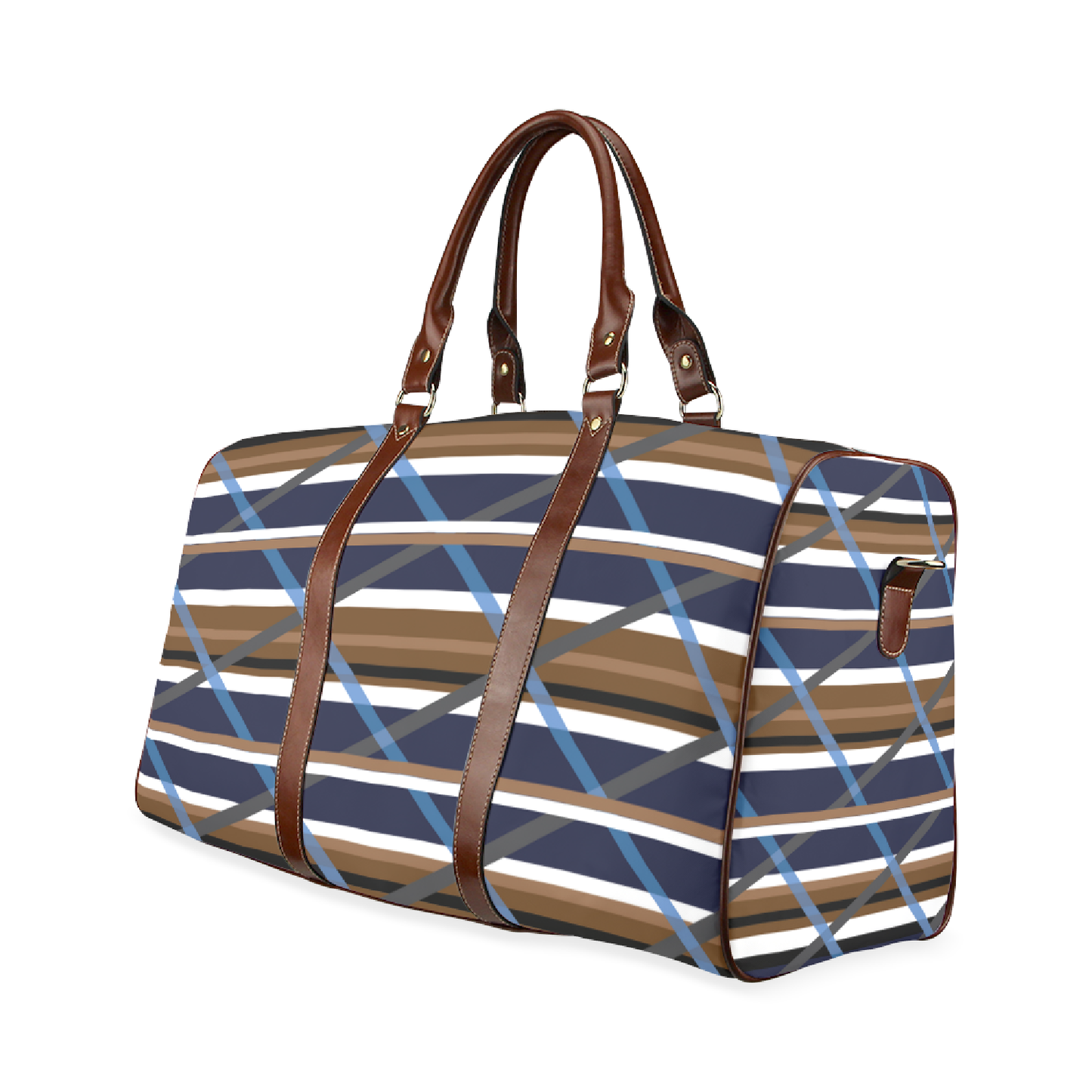 Mocha Man Plaid Duffle