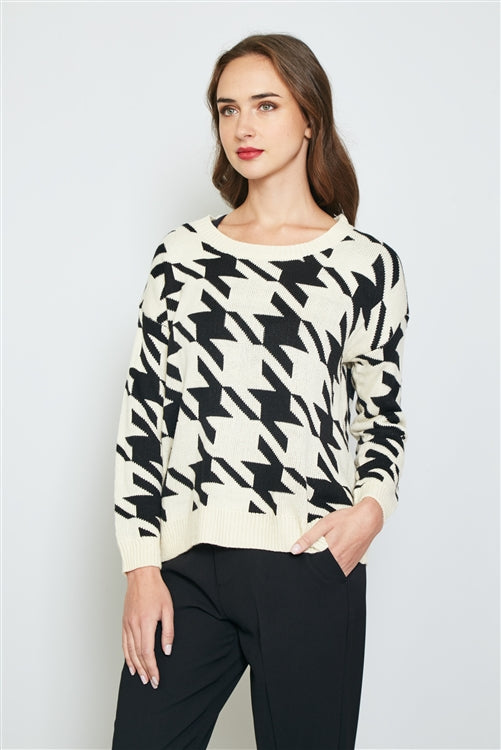 Houndstooth Sweater