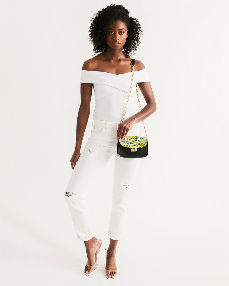Custom Order - AMMA JO Nina Crossbody Bag - Yellow Fields