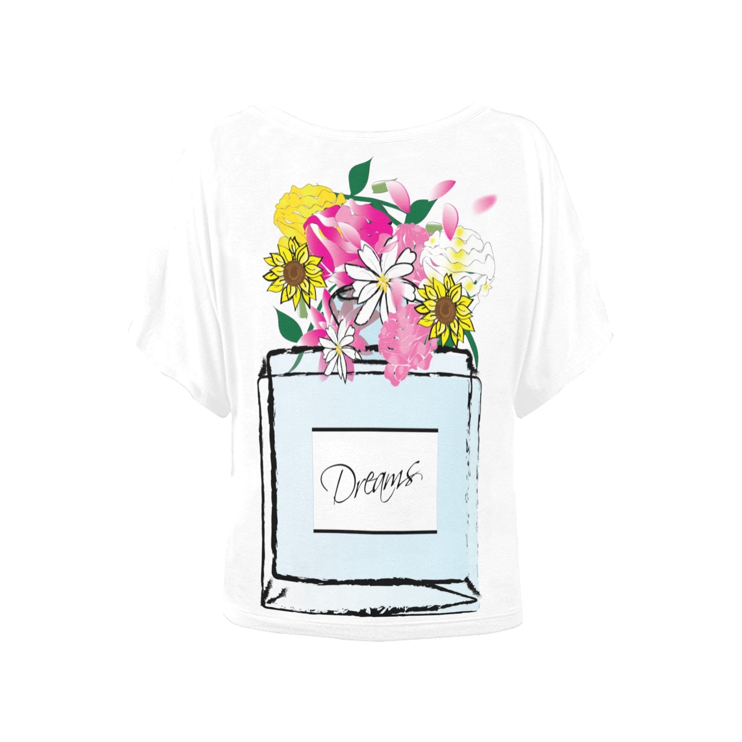 Fashion and Dreams Dolman Top Women's Batwing-Sleeved Blouse T shirt