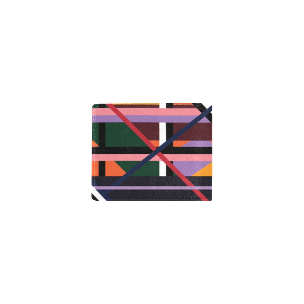 Men's Bifold Wallet - AJ Fall Plaid