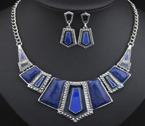 AJS Royal Blue Queen Set