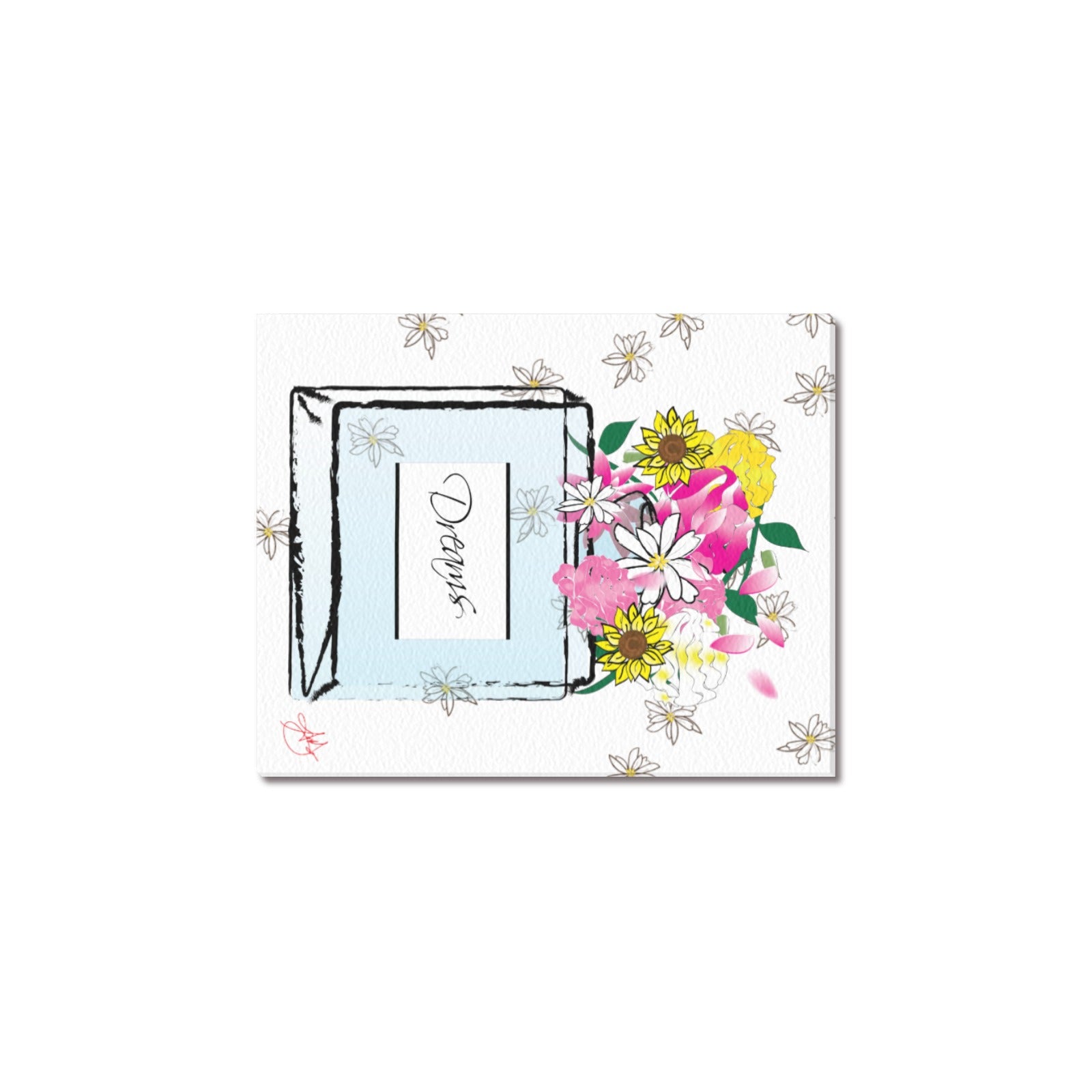 (Custom Order) AMMA JO Fashion & Dreams Bottle Frame Canvas Print 8"x10"