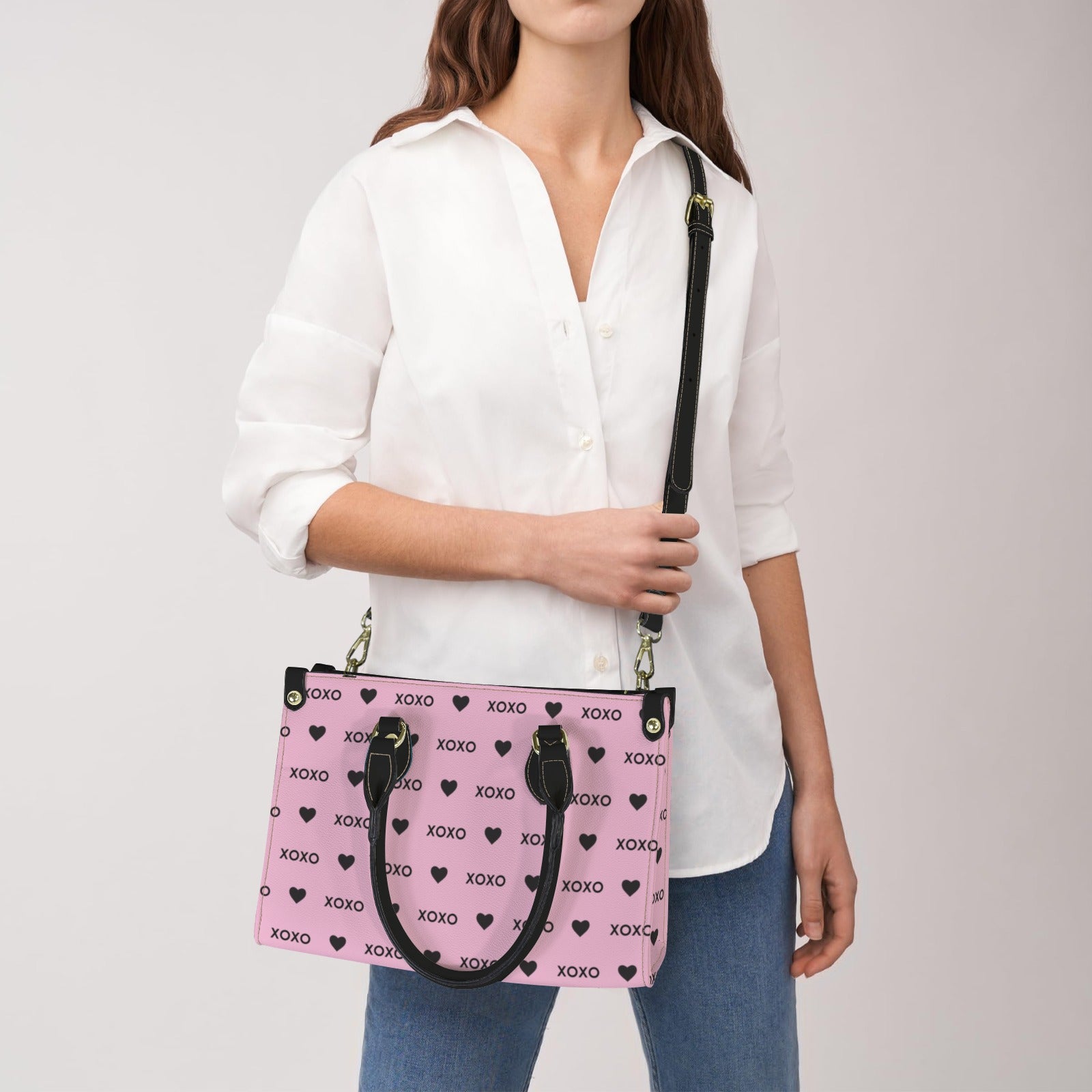 (Custom Order) AMMA JO XOXO Hearts Shoulder Bag