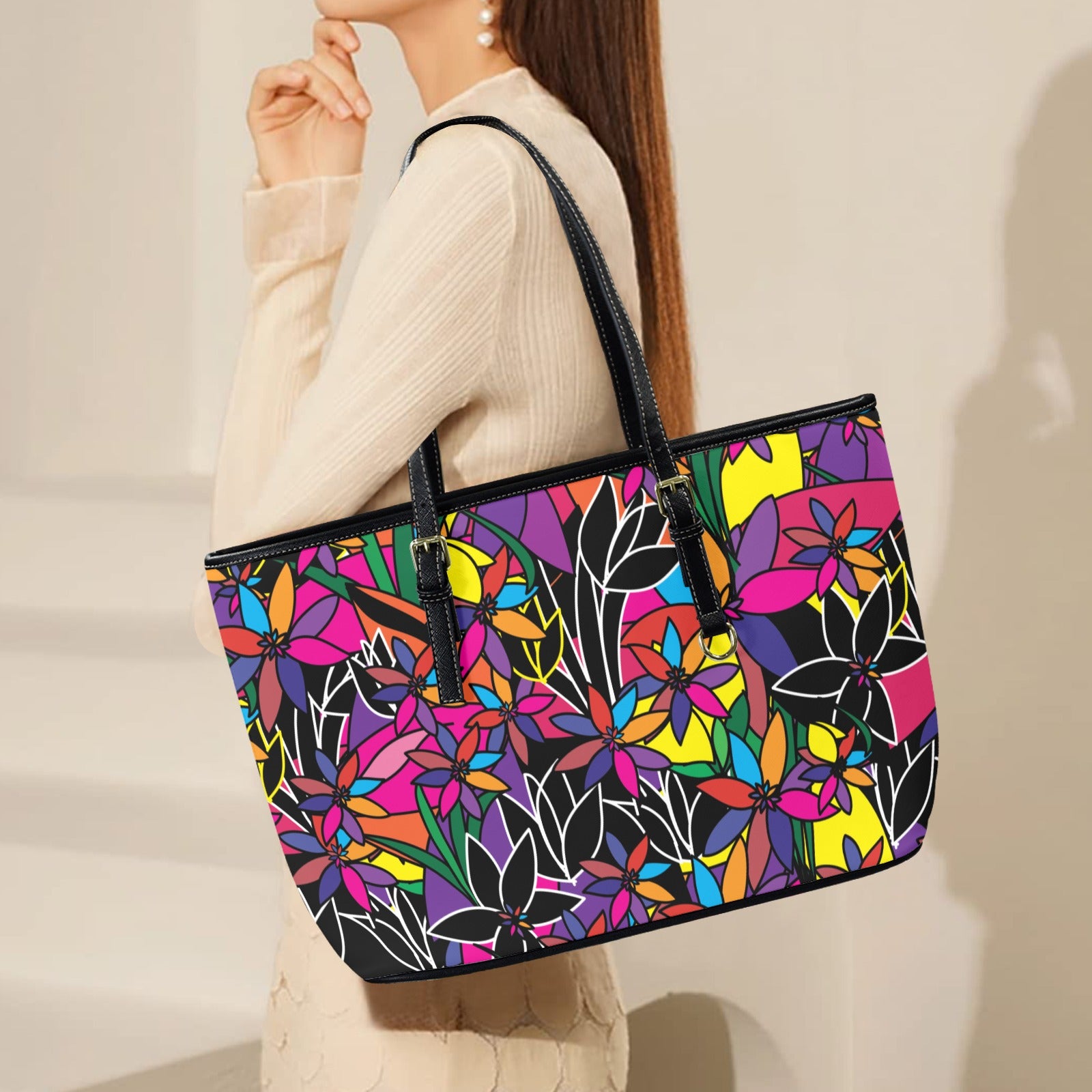 AMMA JO Artwork Series La Fleur Tote