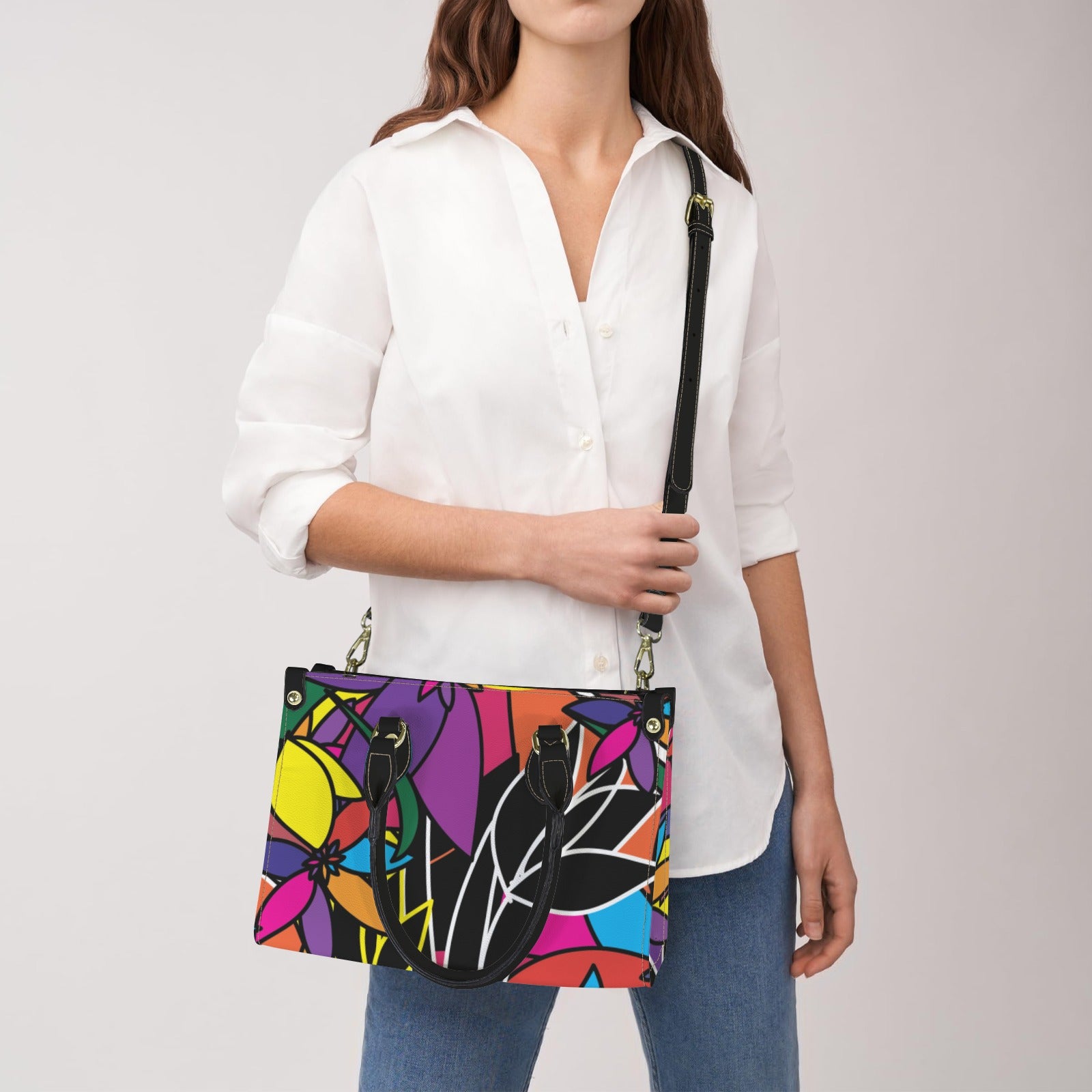 Artwork Shoulder Bag - La Fleur