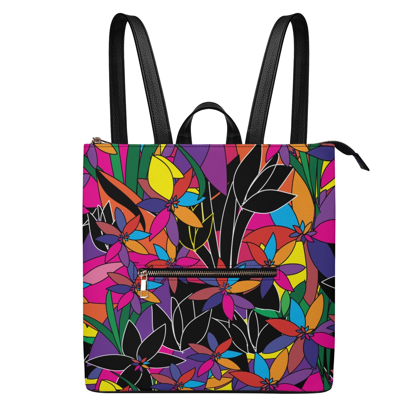 La Fleur Backpack with Top Handle