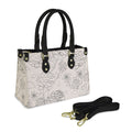(Custom Order) Artwork Shoulder Bag - Floral Stencil