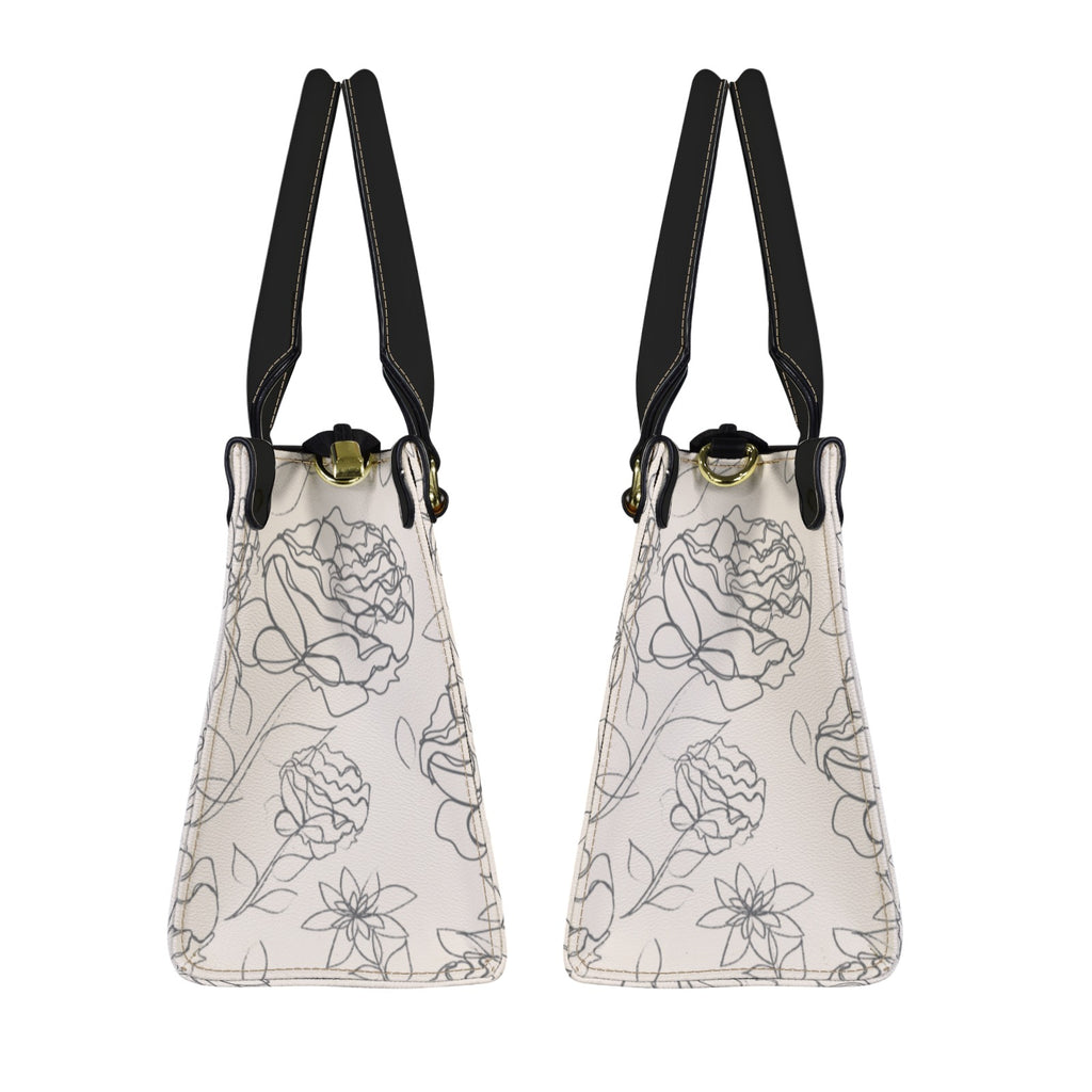 Artwork Shoulder Bag - Winter White Stencil