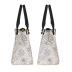 (Custom Order) Artwork Shoulder Bag - Floral Stencil
