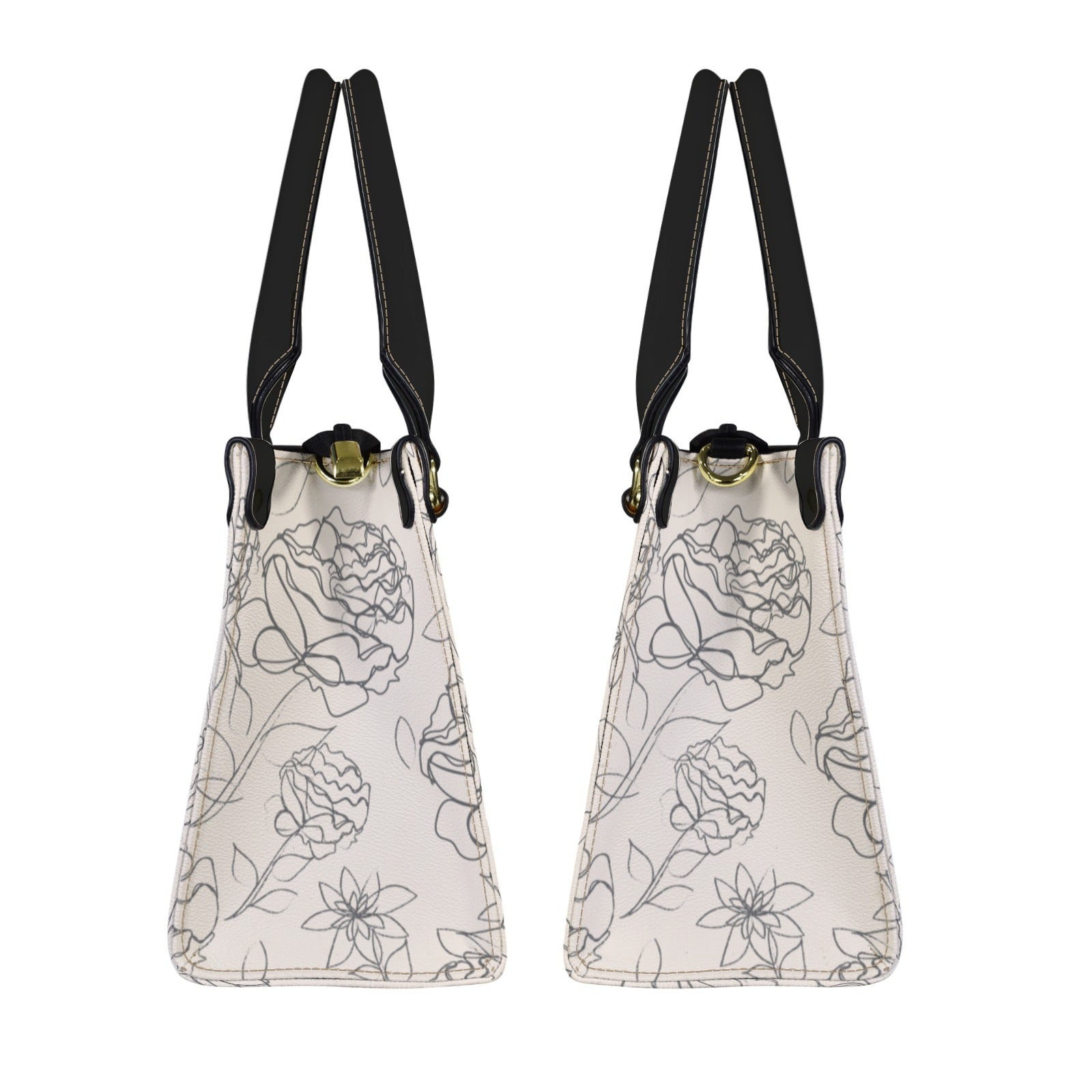 Artwork Shoulder Bag - Winter White Stencil