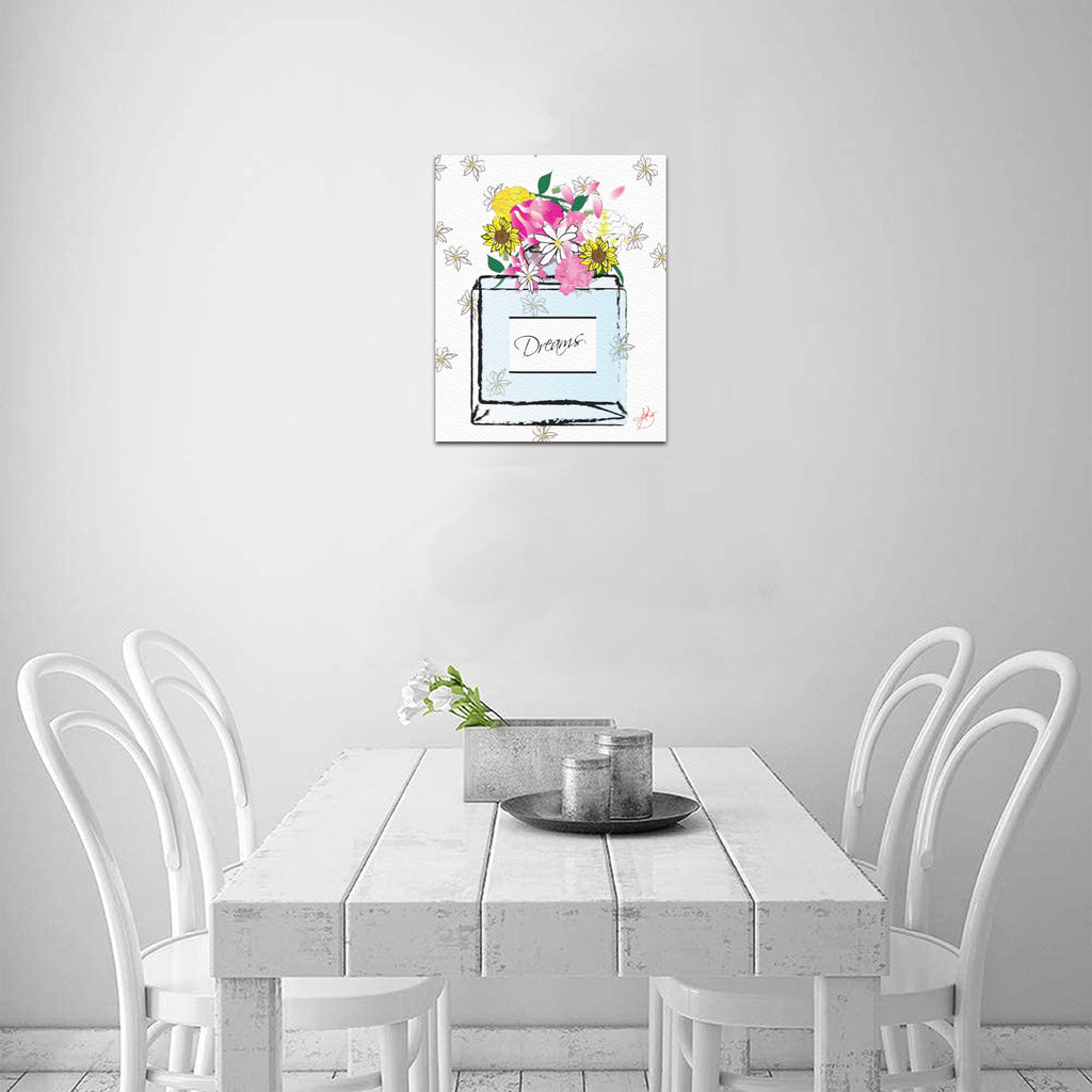 (Custom Order) AMMA JO Fashion & Dreams Bottle Frame Canvas Print 8"x10"