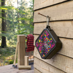 AMMA JO La Fleur Colorful Floral Outdoor Bluetooth Speaker | Waterproof & Durable for Adventurers