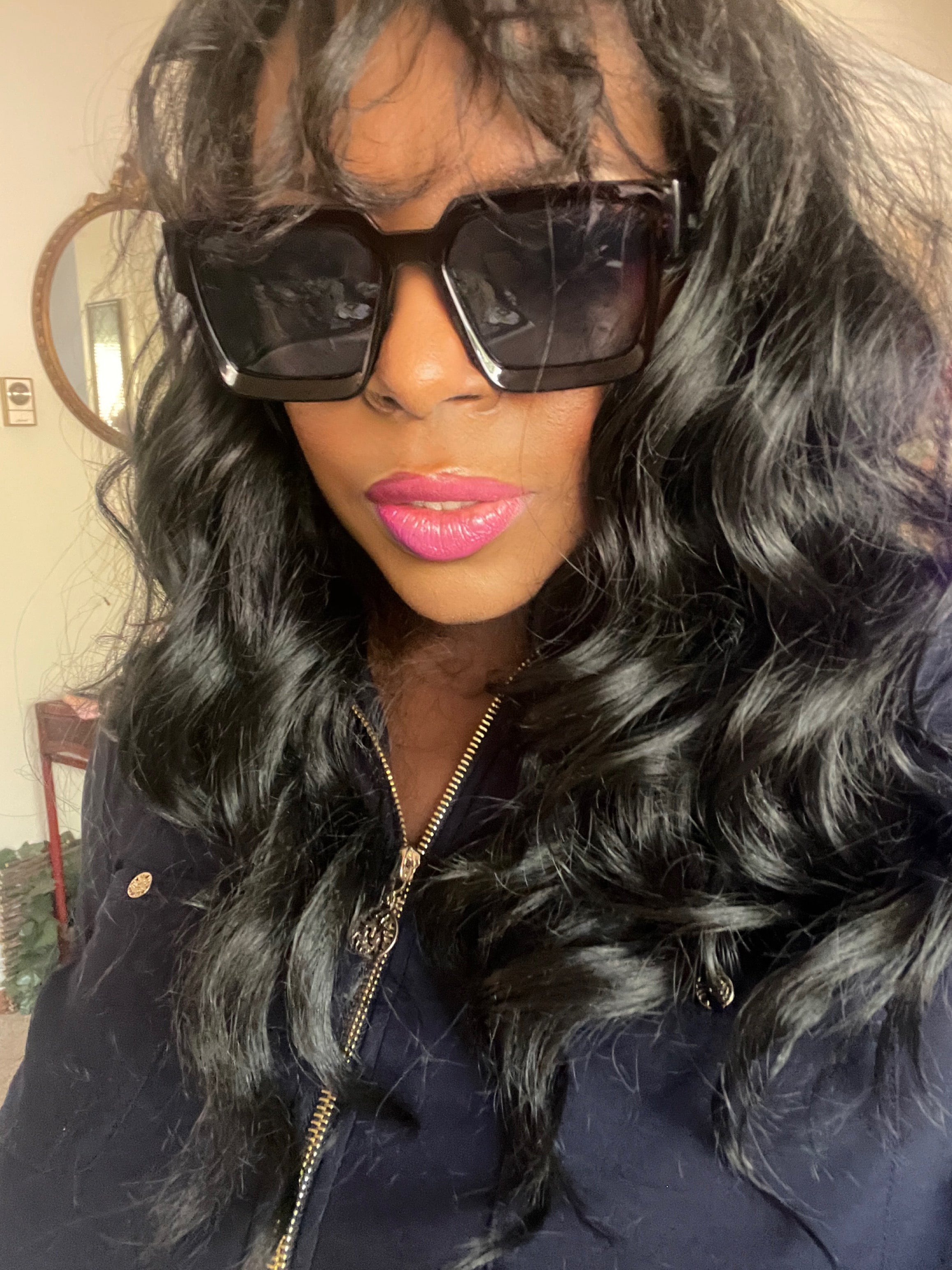 Oh So Sleek Black AMMA JO Shades