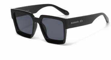 Oh So Sleek Black AMMA JO Shades