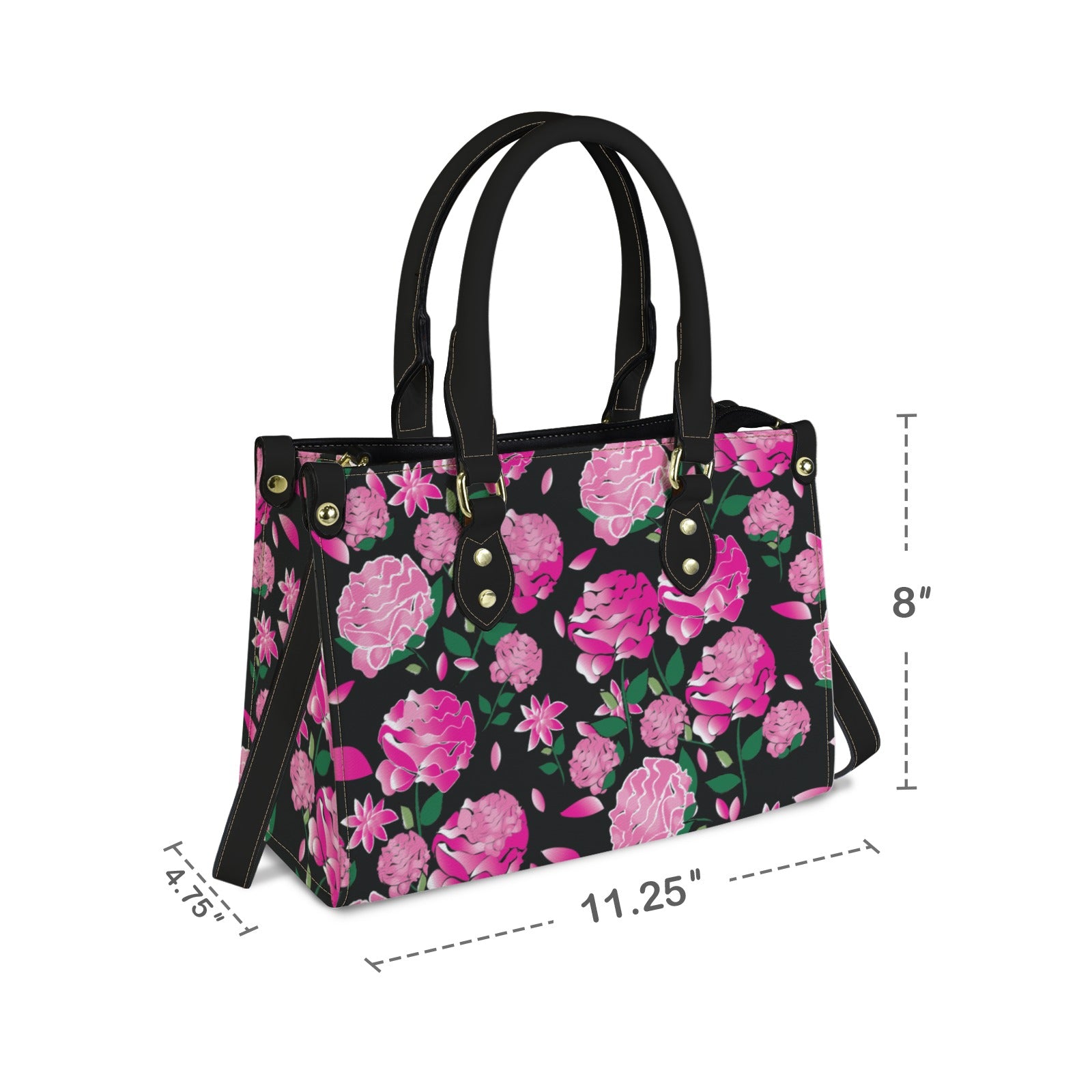 Artwork Shoulder Bag - Peony
