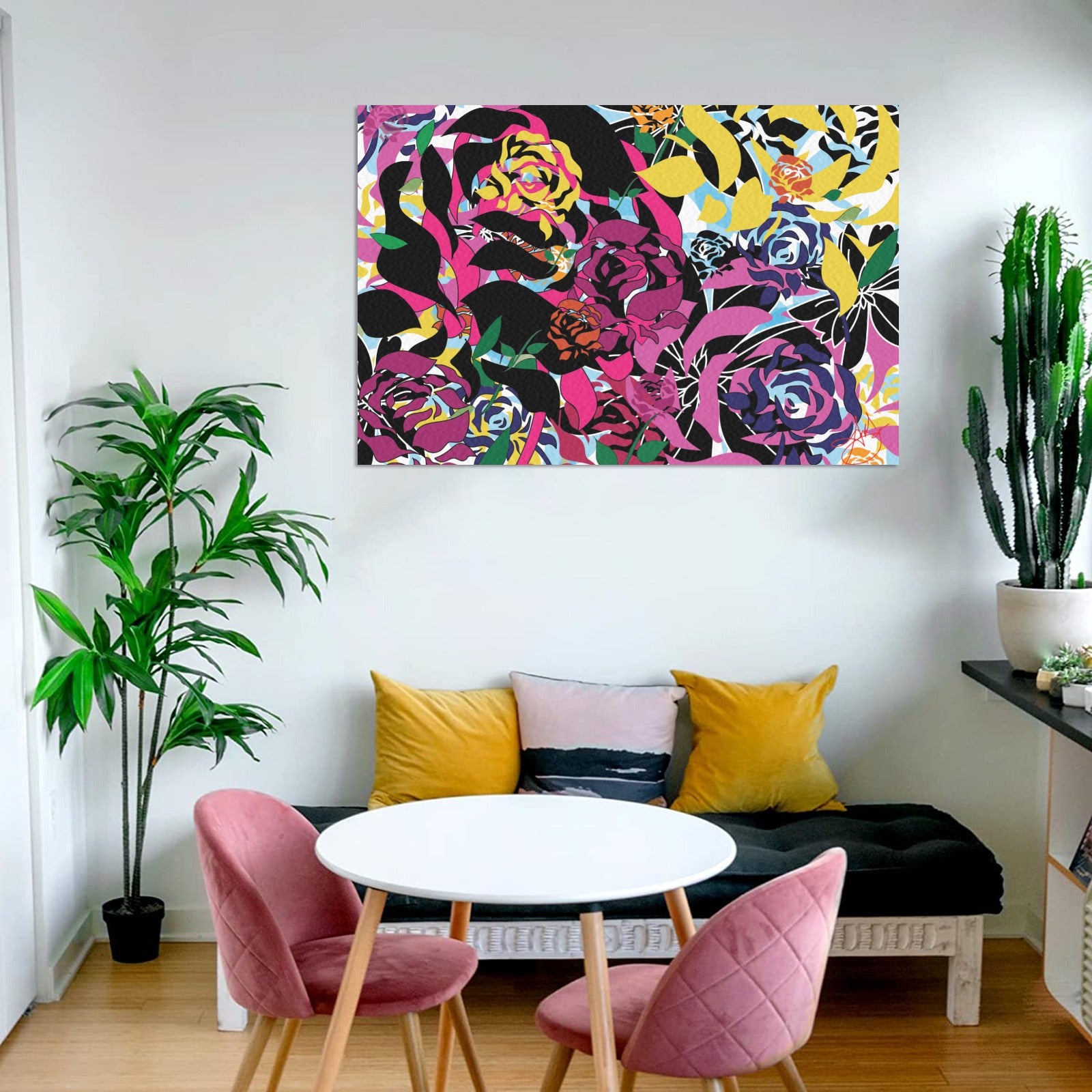 (Custom Order) La Spania Bouquet Canvas Frame Canvas Print 36"x24"