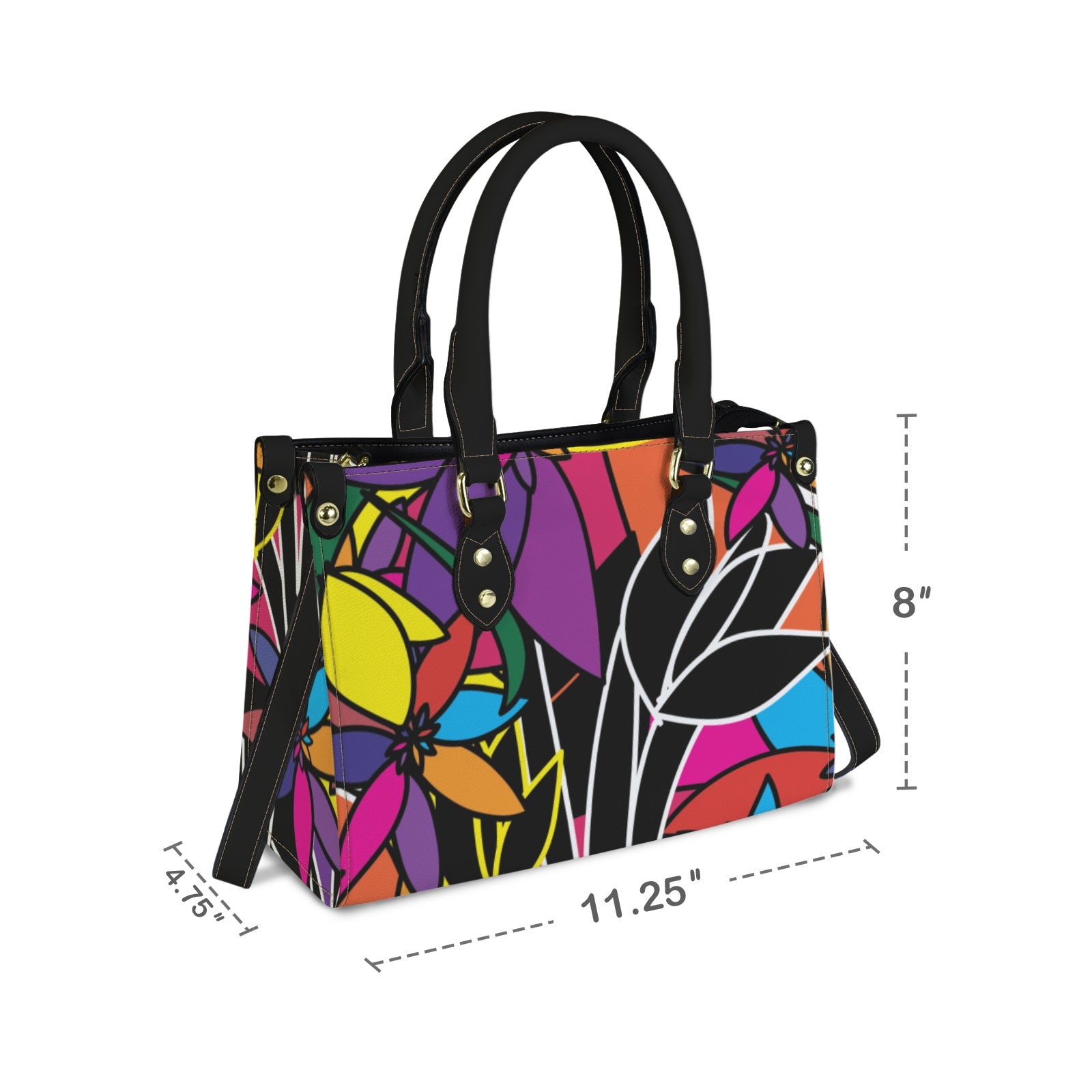 Artwork Shoulder Bag - La Fleur