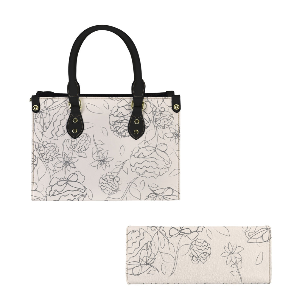 Artwork Shoulder Bag - Winter White Stencil