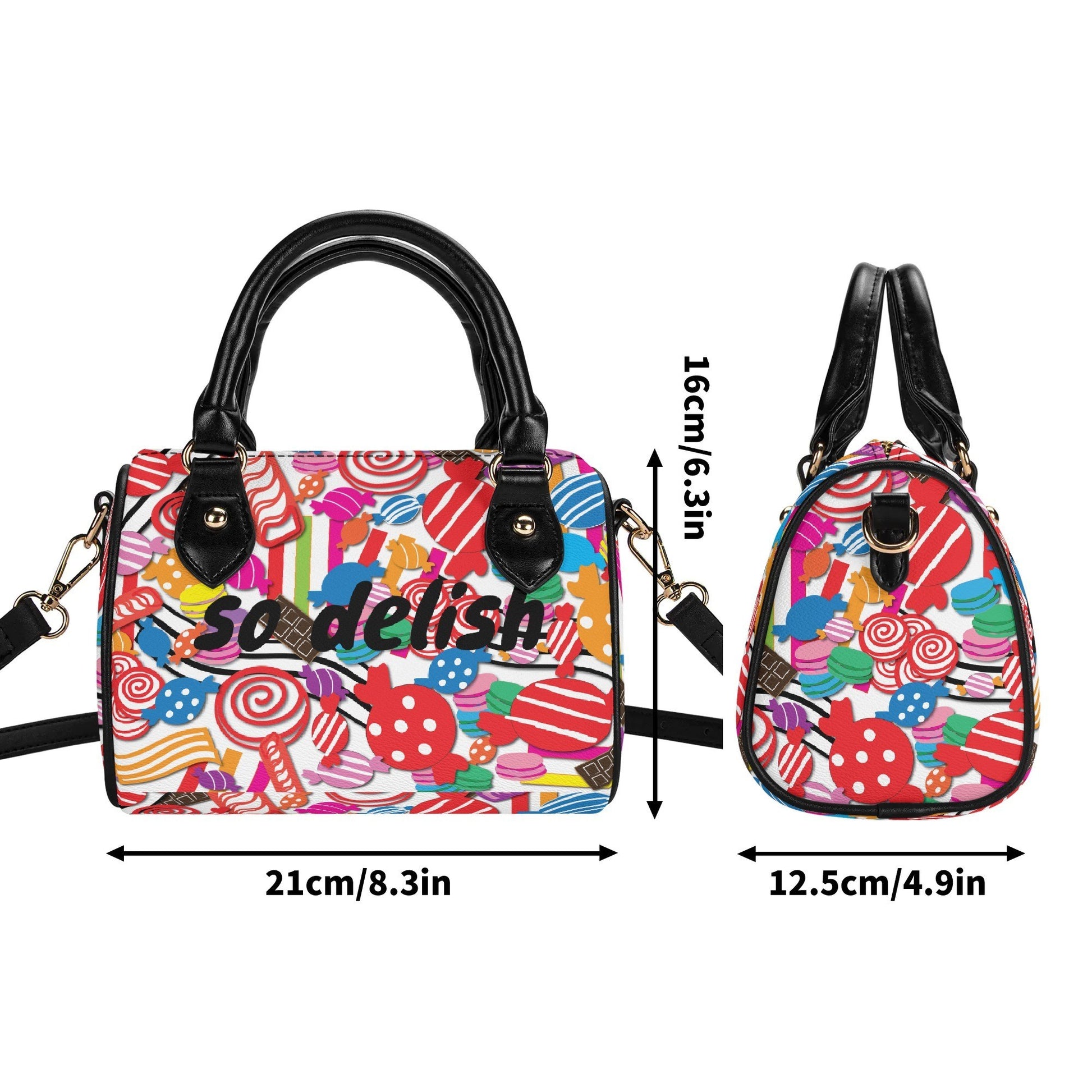 AMMA JO Boston Bag Mini (Delish & Yummy Print)