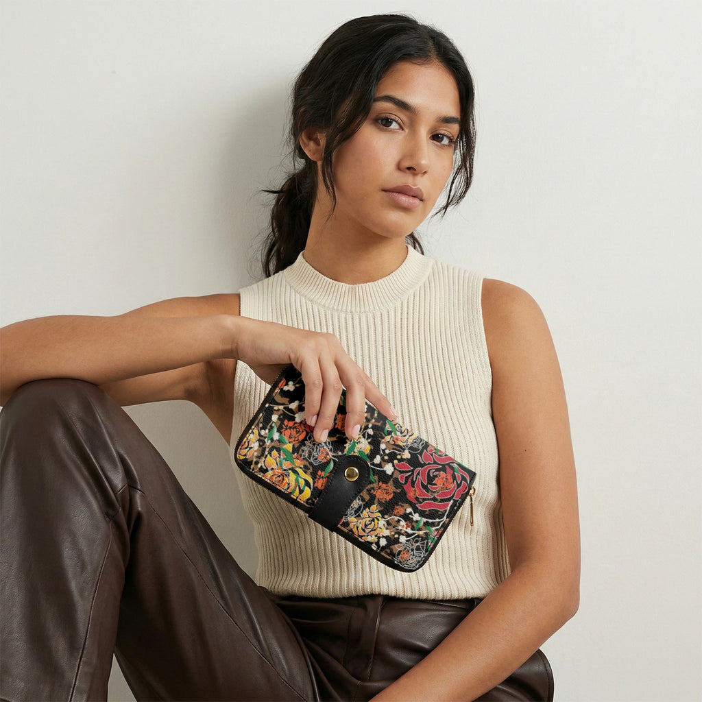 The Everything Wallet (Bohemia Rouge)