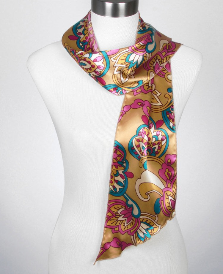 Floral Head and Belt Scarf