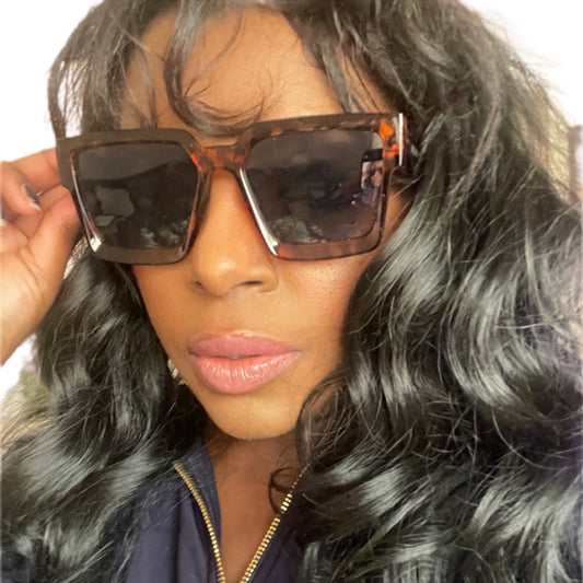Oh So Sleek Leopard AMMA JO Shades