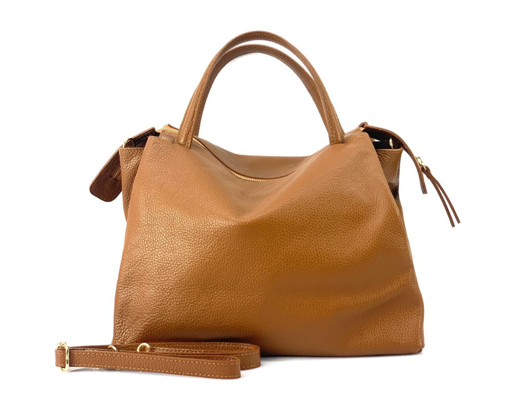 AMMA JO Dorinda Satchel - Camel Brown