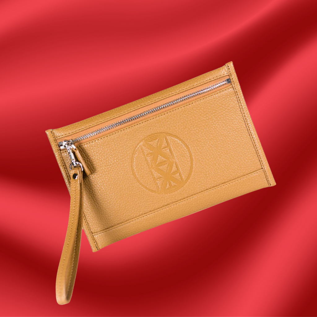 AMMA JO-Camel Signature Wallet